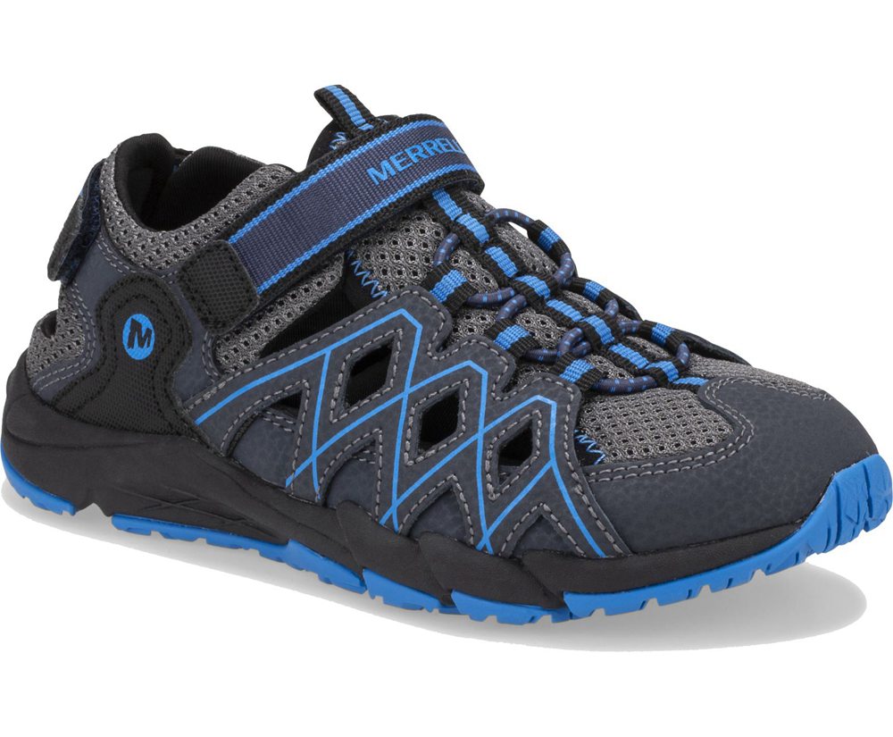 Merrell Hiking Shoes Navy - Hydro Moc Quench - Kids 02MFYSGOJ